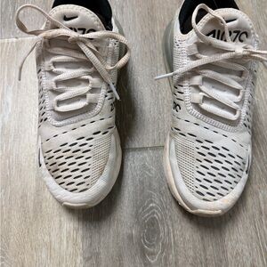 Nike Air Max 270 White and Black Sneakers